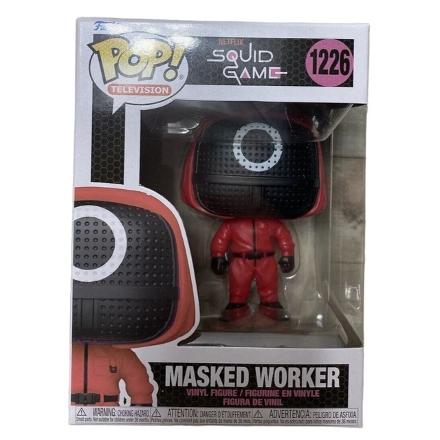 Funko Pop ! Squid Game - Soldat Rouge Masqué (1226) - Figurine Vinyle 9 Cm - Neuf