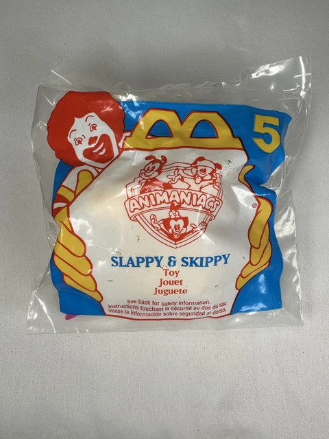 Animaniacs #5 SLAPPY & SKIPPY Toy Vintage 90s Cartoon McDonald's Happy Meal 1995