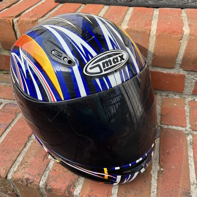 Gmax Full Face Helmet Flip Up Visor DOT FMVSS218 44S Size L