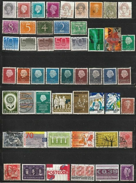 Niederlande Lot mit Marken aus Nederland Netherlands Pays-Bas Países Bajos 2168
