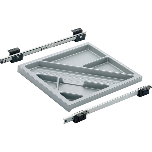 HETTICH SYSTEMA TOP 2000 Schreibmaterial-Auszug Set, EB 380 mm, schwarz