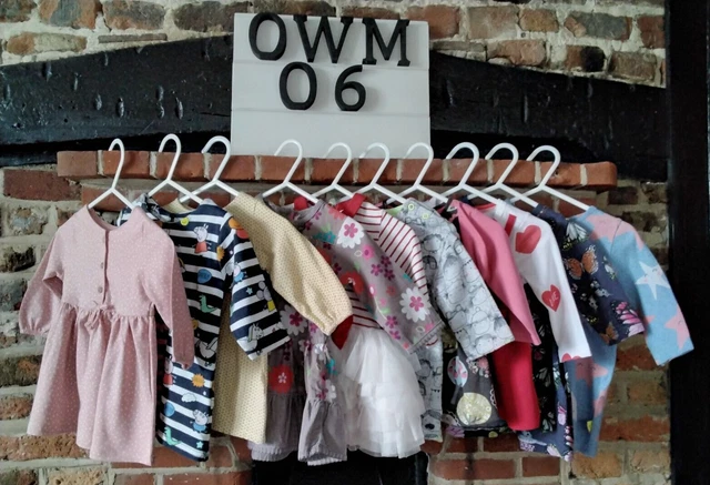 Baby Girl 3-6 months clothes bundle " Long Sleeve Dresses "
