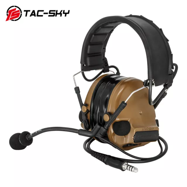 TS TAC-SKY COMTAC III Hearing Protection Noise Canceling Tactical Headset