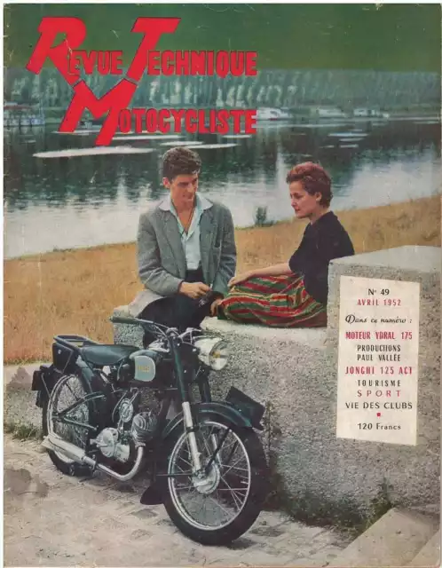 ▄▀▄ Revue Technique Motocycliste N° 49 - Ydral 175 - Avril 1952 ▄▀▄