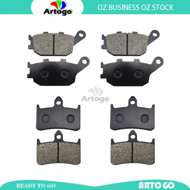 Front+Rear Brake Pads For Honda CB 900 F2/F3/F4/F5/F6/F7 Hornet 2002-2006 2007