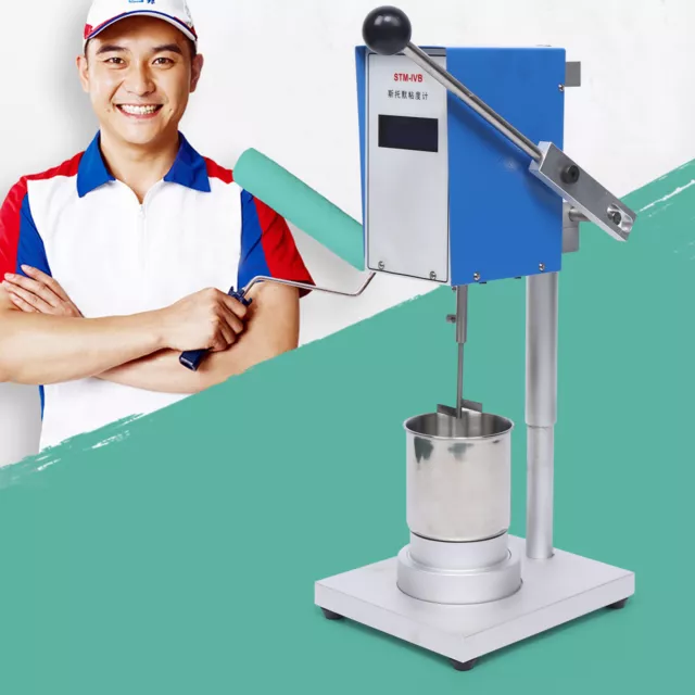 KU CP G Temp Display Digital Stormer Viscometer Paint Viscosity Meter Tester