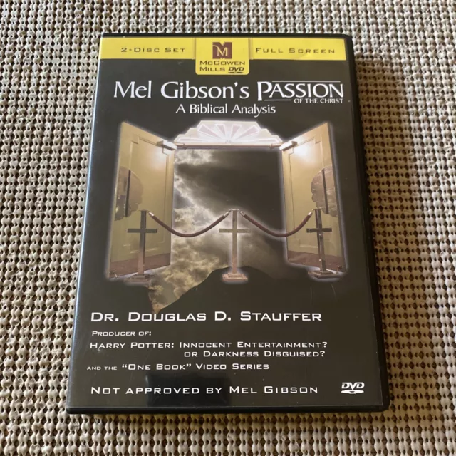 Mel Gibsons Passion Of The Christ Biblical Analysis 2 Disc Dvd Set Dr Stauffer 1200 Picclick