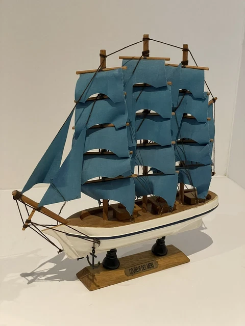 Tianbi Kit Maquette Voilier En Bois – Modèle Bateau à Assembler 40x15x27 Cm, Décoration Et Bricolage Enfant