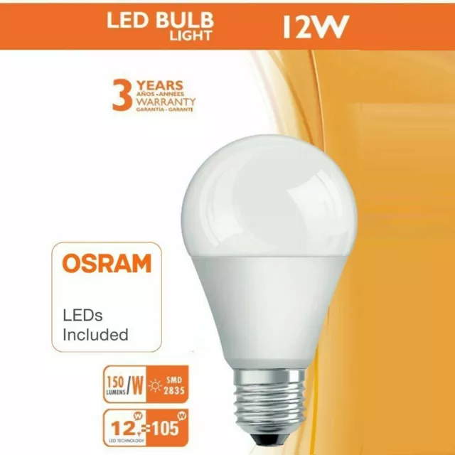 10x Glühbirne LED Chip OSRAM E27 matt Filament Lampen 9W 12W 15W Ersatz 60-100W
