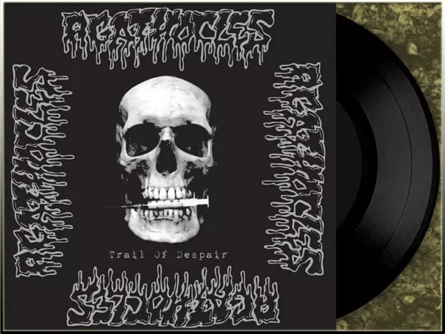 AGATHOCLES / NUNSLAUGHTER - Split 7" (BLACK Vinyl) Lim. 400 Copies NEW,Mincecore