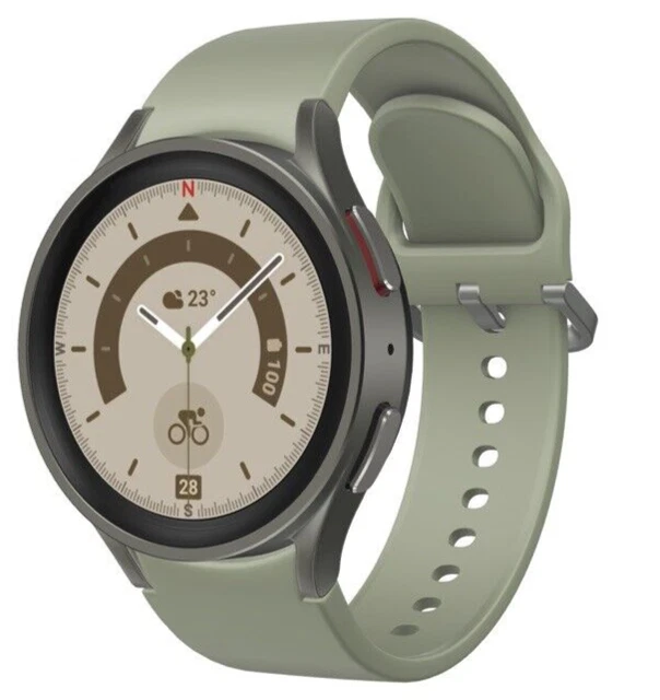 SAMSUNG GALAXY WATCH 5 Pro Bluetooth Smartwatch SMR920 & Olive S/M