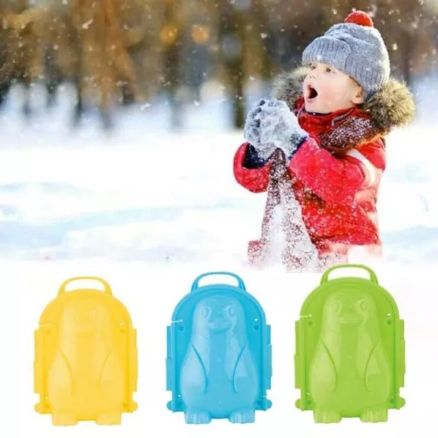 Penguin Snow Mold Snowball Maker Clip Duck Snow Sand Mould Toy Outdoor Winter