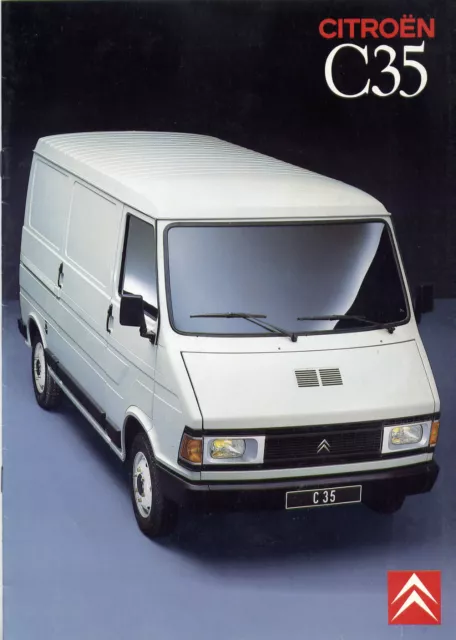 Catalogue prospekt brochure Citroën C35 1990 FR