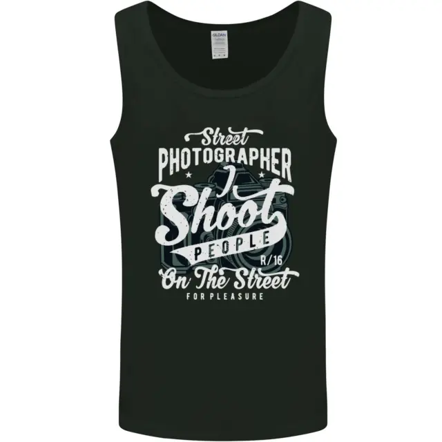 Street Photographer Photography Funny Mens Vest Tank Top