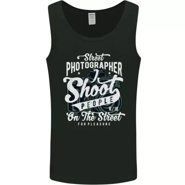 Street Photographer Photography Funny Mens Vest Tank Top