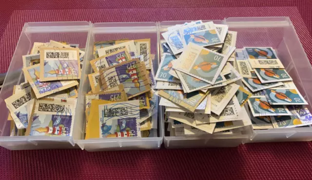 300 x Kiloware Bund Welt der Briefe 275 + 70 cents nk + sk Briefmarke 3657 3670