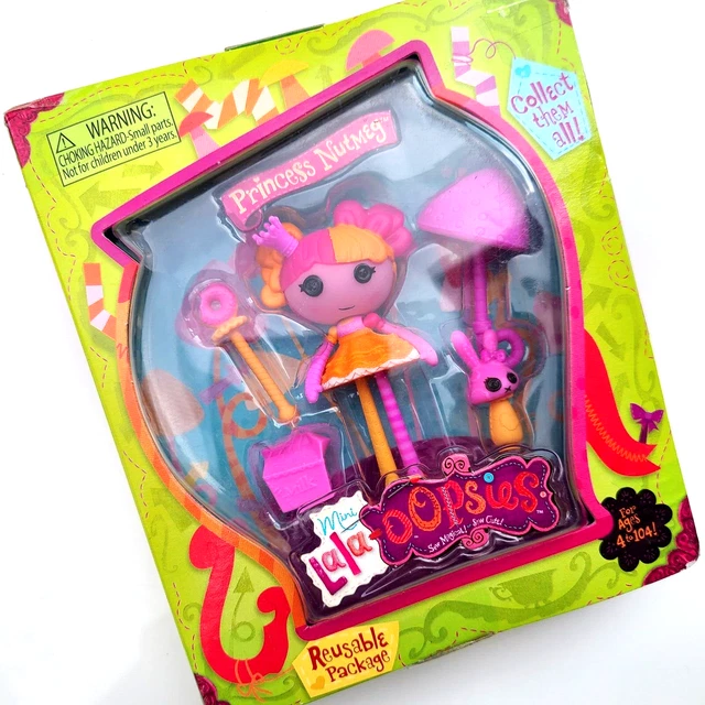 NEW Lalaloopsy Minis Lalaoopsies Princess Nutmeg Doll Figure MISP Cute Colorful