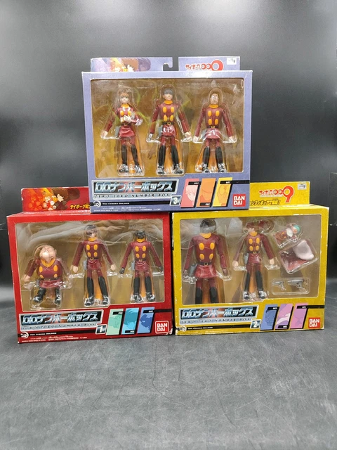 BANDAI 009 ゼロゼロ9 NUMBER BOX 3体セット EXTREMELY RARE
