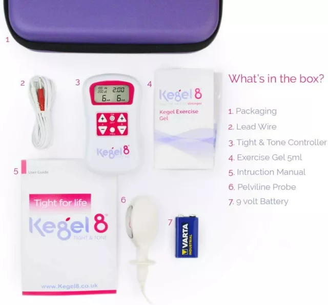 Kegel8 Tight & Tone Electronic Pelvic Toner & Kegel8 Care Pack