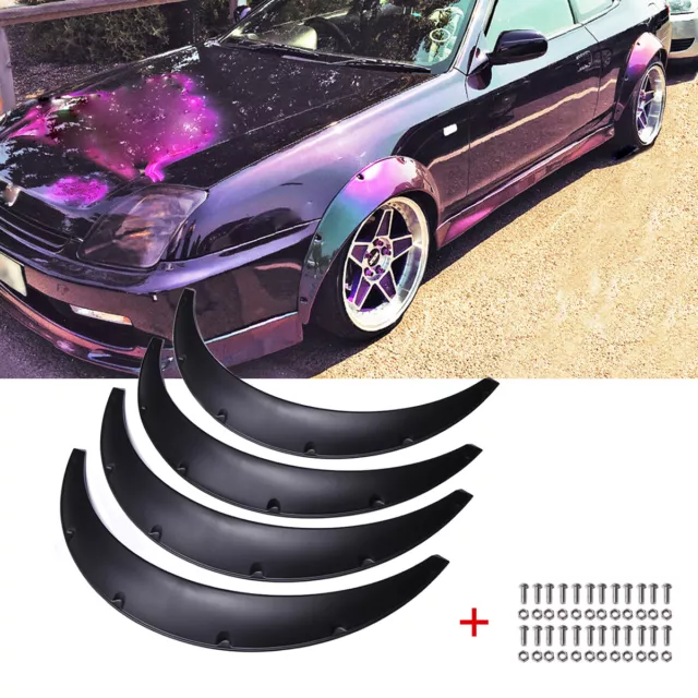 For Honda Civic Del Sol Fender Flares Flexible Wheel Arches Widebody 4.5" 4pcs