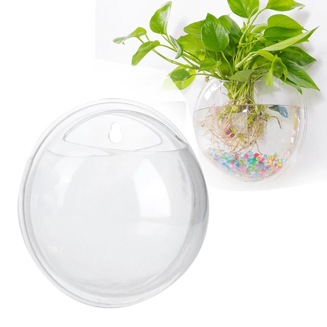 Mini Wall Mounted Hanging Transparent Fish Bowl Acrylic Fish Tank Aquarium D Hgf