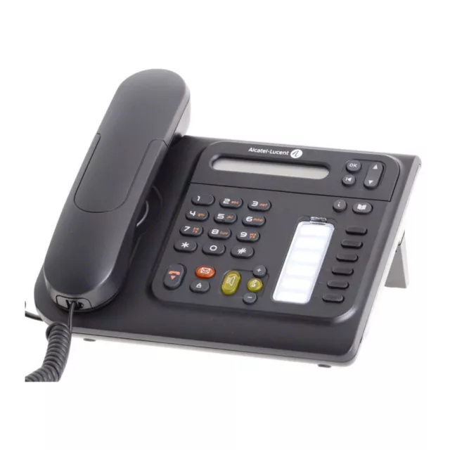 Alcatel 4018 Ip Touch Telefono Fisso Voip Ip 2 Porte Ethernet 6 Tasti Programmab