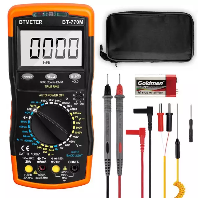 Digital Messtechnik-Multimeter AC/DC 20A Amperemeter Voltmeter Strom Multimeter