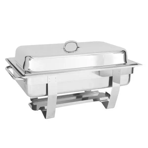 Chafer / Chafing Dish Fuel Heated Stackable Buffet Warmer INCLUDES 1/1 Food Pan