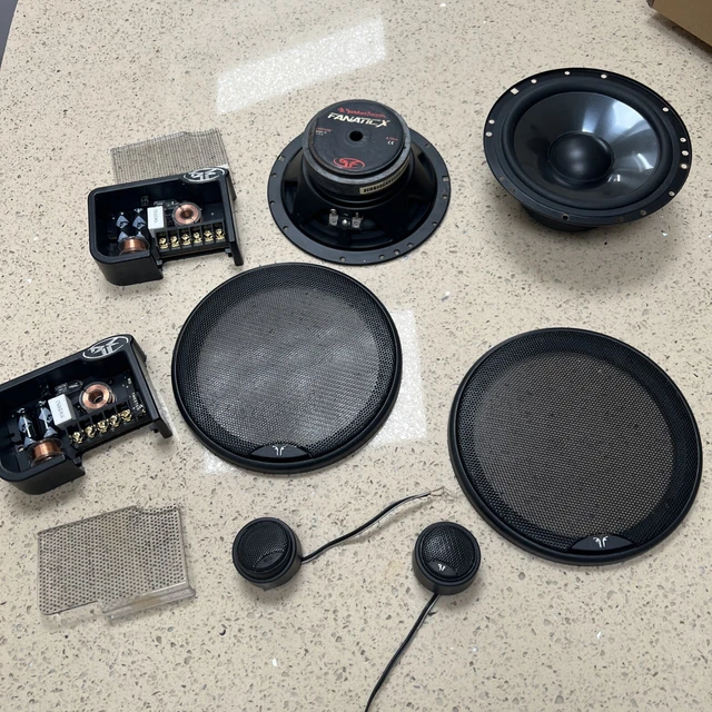 【動作確認済/欠品あり】Rockford FanaticX FNX2406 ROCKFORD FOSGATE FANATIC X 2way Component Set FNX2406 6.5 SPEAKER