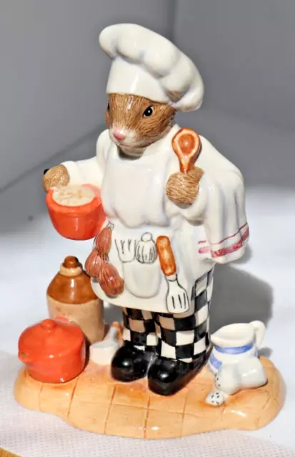 Bunnykins Figurine by Royal Doulton  DB379 - CHEF.  Professions Collection).