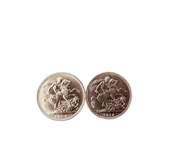 1906 & 1914 Gold Sovereigns