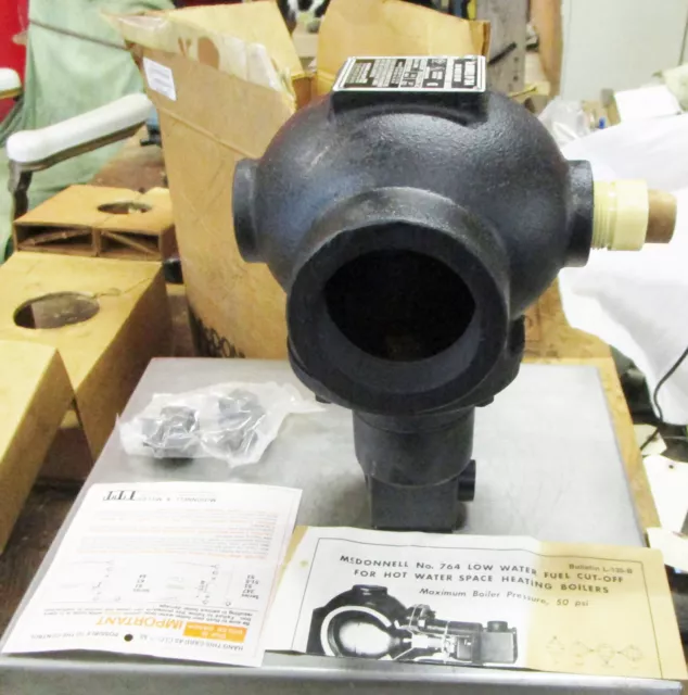 MCDONNELL & MILLER SERIES 764 LOW WATER CUT-OFF  for Boilers New Surplus   O11