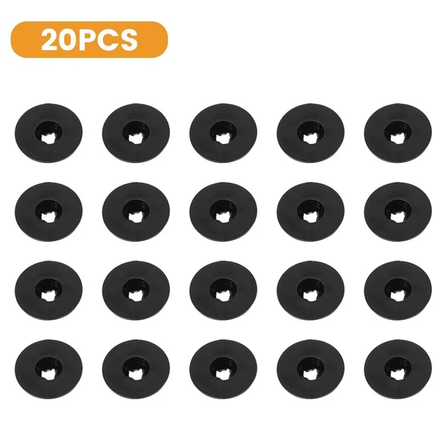 Parafango rivestimento dado auto 14 mm 20 x accessori parafango nero parafango fodere dado