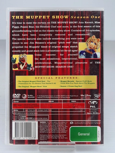 THE MUPPET SHOW : Season 1 DVD £15.95 - PicClick UK