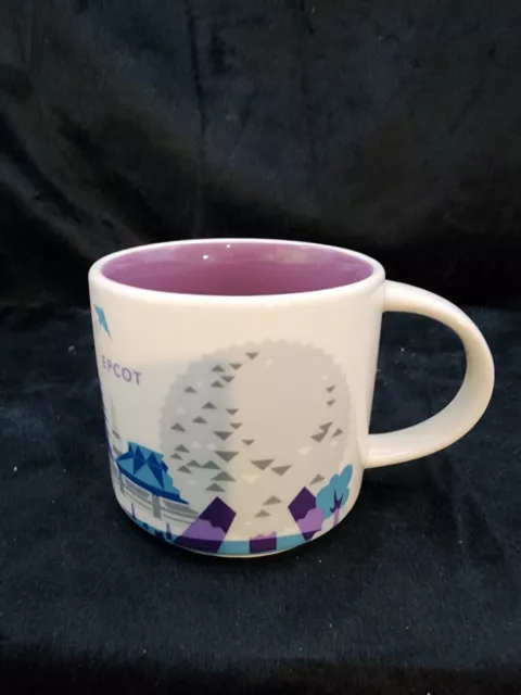 Starbucks Disney Parks Purple Epcot You Are Here 14 Oz Coffee Mug