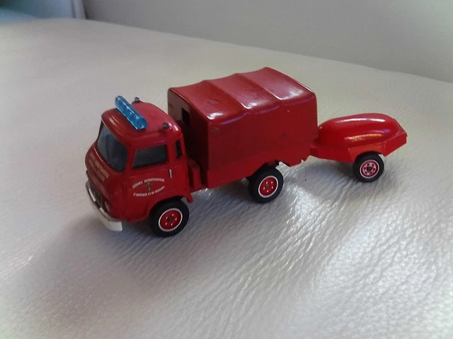 RENAULT 1000 KG FOURGON PTT AVEC REMORQUE - CIJ - N° 3 60 - 1/43