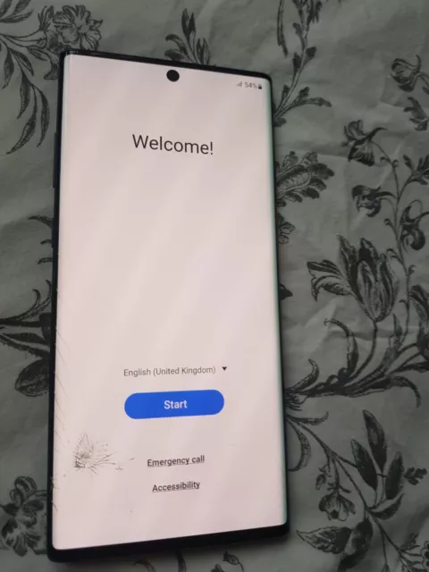Samsung Galaxy Note10+ 5G SM-N976B - 256GB - Aura Glow (Unlocked) (Single SIM)