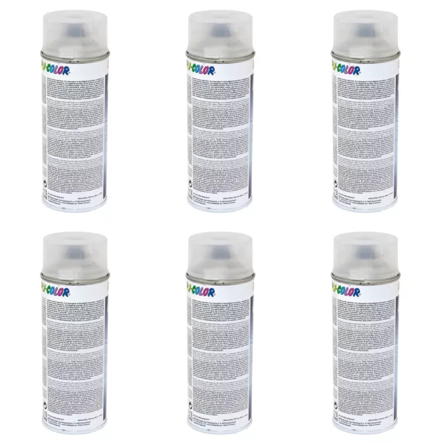 Vernis Transparent 6 x 400 ML Mat Peinture Dupli Color Cars Spray 720352 Laque 3