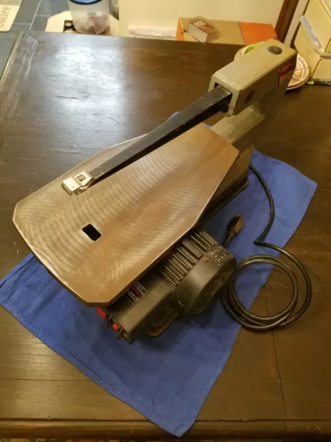 Value Craft VTG 16" Scroll Saw Variable Speed Cast Iron Model 8355  RUNS!