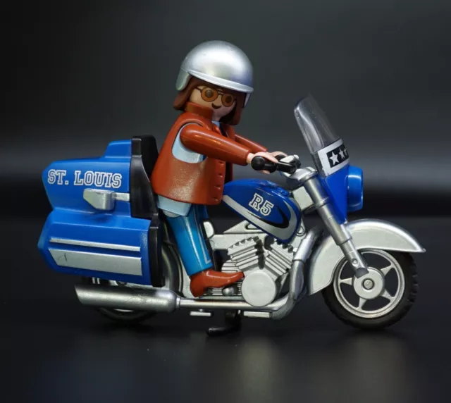 Playmobil Figur Mann Motorrad Nr. 14063