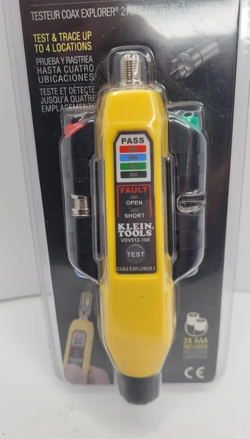 Klein Tools VDV512-101 Coax Explorer 2 with Remote Kit BRAND NEW FACTORY SEALED 2