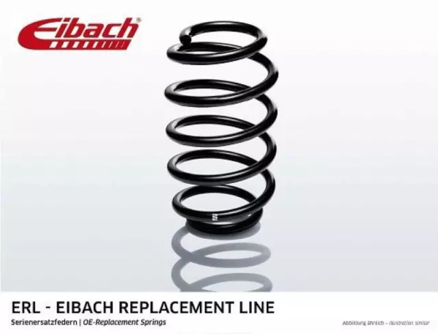 2x Eibach Fahrwerksfeder Serienfedern vorne passend für Seat Ibiza 4 1.4 Audi A1 2