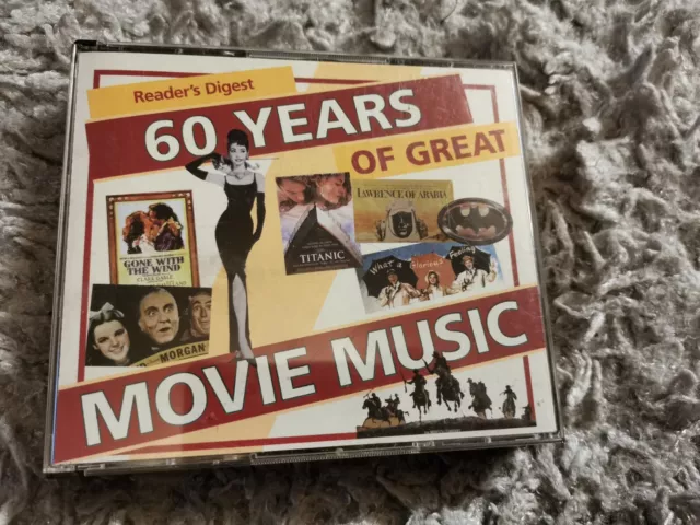 6 x CD Various - 60 Years of Great Movie Music (2002) Readers Digest Film
