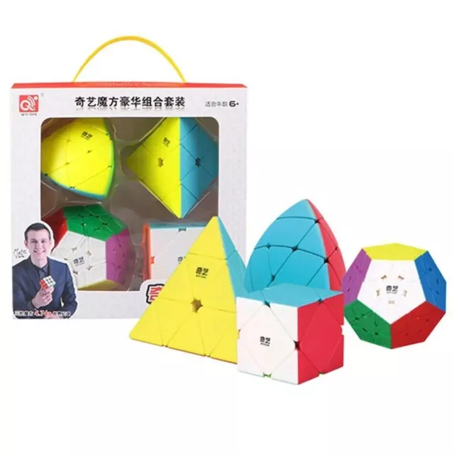 Qiyi Mofangge Speed Cube Set Magic Cube Geschenkset 2x2x2/3x3x3/4x4x4/5x5x5