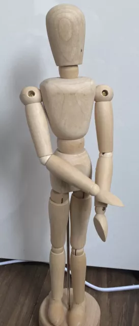 12 inch wooden drawing art figure, moveable joints