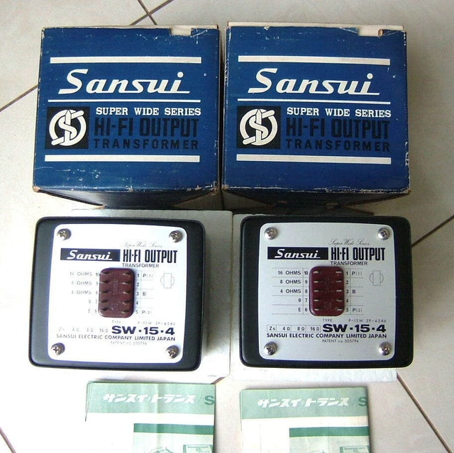SANSUI SW-15-4 サンスイ、Samsui SW-15-4、ペア 山水出力トランス 4.5