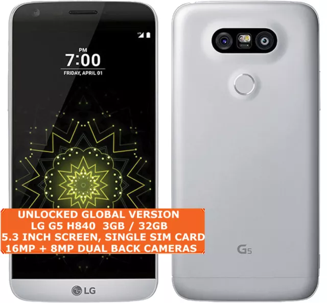 LG G5 H840 Latam 3gb 32gb Octa-Core 16mp Digitales Id 5.3 " Android Smartphone 3