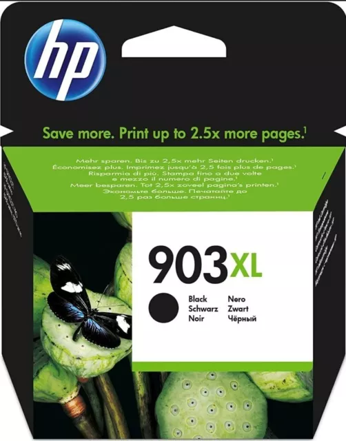 Cartuccia 903XL Nero, T6M15AE, Originale HP per Stampanti HP OfficeJet e Pro NEW