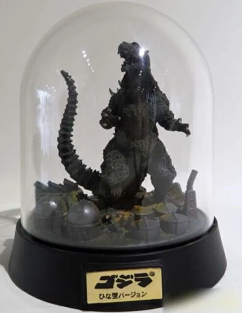 Godzilla 3D Statuette Dôme Type Toho Visual Art Yuji Sahai Japon Limité Avec Box