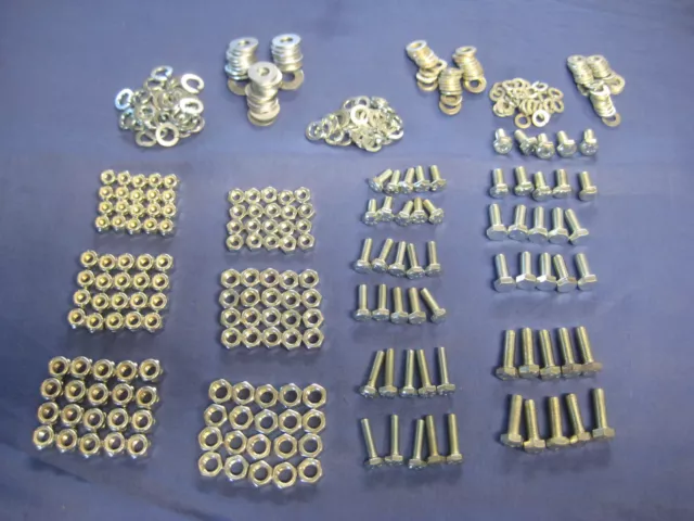 MGA MGB MGC MIDGET MGB GT V8  360 PIECE UNF NUT BOLT & WASHER KIT Free delivery